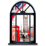 Sticker trompe - l'oeil big ben london 50x70cm