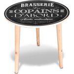 Table d'appoint ronde en bois 40cm copains d'abord