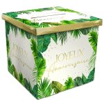 Tirelire anniversaire tropical party
