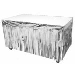 Tour de table m�tallis� 4, 20m, argent