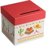 Urne carton mexicaine ethnique