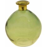 Vase boule daisy en verre 12, 5 x 14, 5 cm, vert sauge