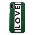 Coque pour iphone x / xs green love iphoria