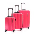 Set de 3 valises rigides 4 roulettes selecta metzelder