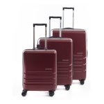 Set de 3 valises rigides 8 roulettes carat metzelder