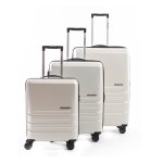 Set de 3 valises rigides 8 roulettes carat metzelder