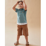 Bermuda en twill, camel