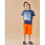 Bermuda en twill, orange vif