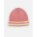 Bonnet tricot pais, rose clair