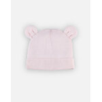 Bonnet en tricot, rose clair