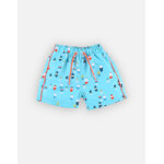 Boxer de bain double protection, bleu clair