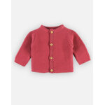 Cardigan en tricot, lie de vin