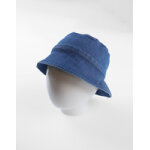 Chapeau bob en denim, bleu