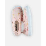 Chaussons de bain imprims girafes, rose