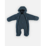Combinaison pilote en sherpa, bleu