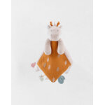 Doudou tiga en veloudoux, beige / ocre