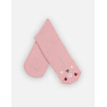 Echarpe en tricot, rose