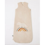 Gigoteuse 90 - 110 cm stegi en veloudoux, beige