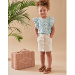 Jupe en twill, beige