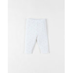 Legging en jersey ctel imprim fleuri, cru