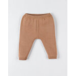 Legging en tricot bio fin, caramel