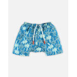 Maillot short double protection bleu