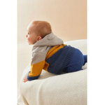 Mantelet en tricot, tricolore