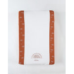 Matelas à langer avec housse élastique en éponge, écru / caramel Matelas à langer avec housse élastique en éponge, écru / caramel