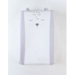 Matelas à langer avec housse élastique en éponge, écru / gris clair Matelas à langer avec housse élastique en éponge, écru / gris clair