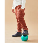 Pantalon cargo velours ctel, caramel