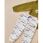 Pantalon jogging en molleton, beige