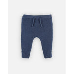 Pantalon en tricot, bleu marine