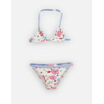 Pom - pom white bikini