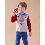 Pull en tricot, gris clair Pull en tricot, gris clair
