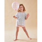 Pyjama 2 pices ray en jersey, bleu clair / cru