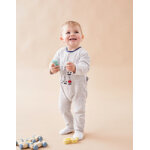 Pyjama dors - bien en velours, gris clair Pyjama dors - bien en velours, gris clair