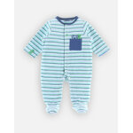 Pyjama dors - bien en velours rayé, bleu Pyjama dors - bien en velours rayé, bleu