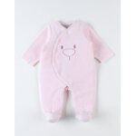 Pyjama dors - bien en velours rose clair