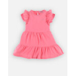 Robe bi - matire, rouge fraise