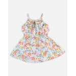 Robe fines bretelles fleurie