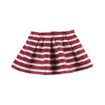 Robe ray� coton bordeaux