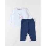 Set 2 pièces legging + t - shirt léopard / denim Set 2 pièces legging + t - shirt léopard / denim