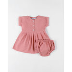Set robe + bloomer, blush