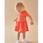 Set robe + bloomer, rouge corail Set robe + bloomer, rouge corail