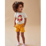 T - shirt petite fille  courtes manches, beige chin