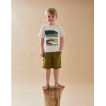 Short bermuda en molton, kaki Short bermuda en molton, kaki
