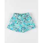 Short en crpe de coton, turquoise