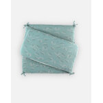 Tour de lit respirant en mousseline bio, vert Tour de lit respirant en mousseline bio, vert