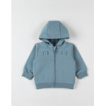 Veste sweat  capuche, sauge