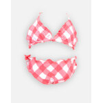 Vichy bikini rversible